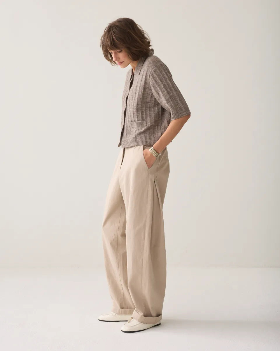 SUMMUM Trousers Barrel Fit