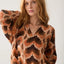 SUMMUM Top Geometric Print