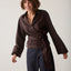 SUMMUM Wrap Blouse Crispy Poplin