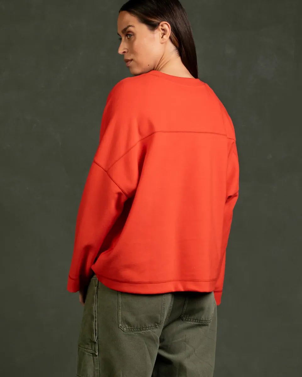 KUYICHI Hadley Longsleeve - Poppy Red