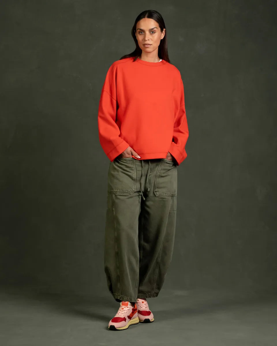 KUYICHI Hadley Longsleeve - Poppy Red