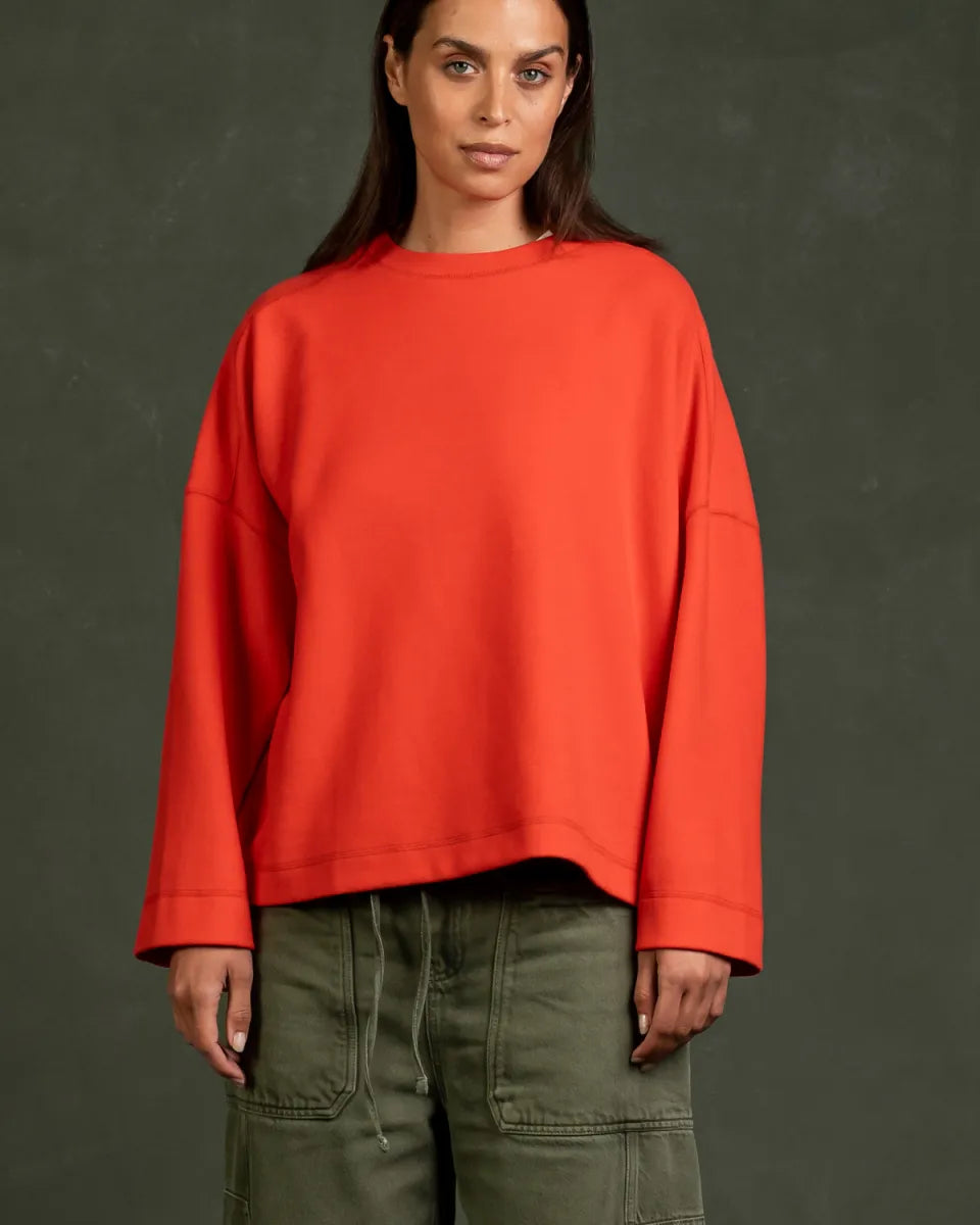 KUYICHI Hadley Longsleeve - Poppy Red