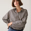 SUMMUM Blouse Boxy Two Tone Stripe