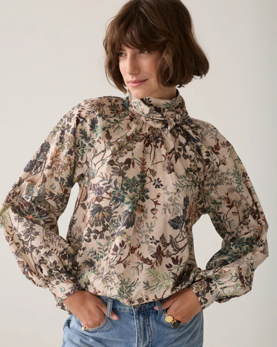 SUMMUM Top Botanical Print
