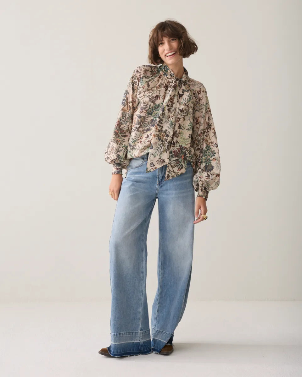 SUMMUM Top Botanical Print
