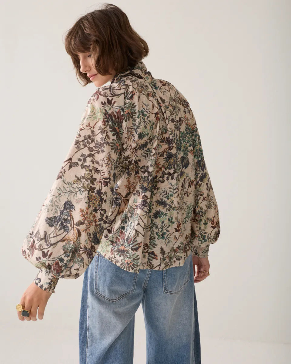 SUMMUM Top Botanical Print