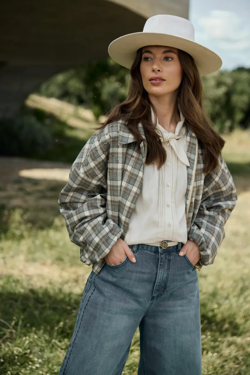NUKUS Dominique Jacket Check