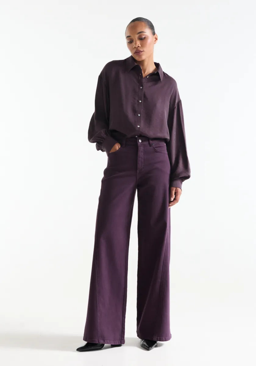 JANSEN AMSTERDAM Jone Wide Leg Jeans