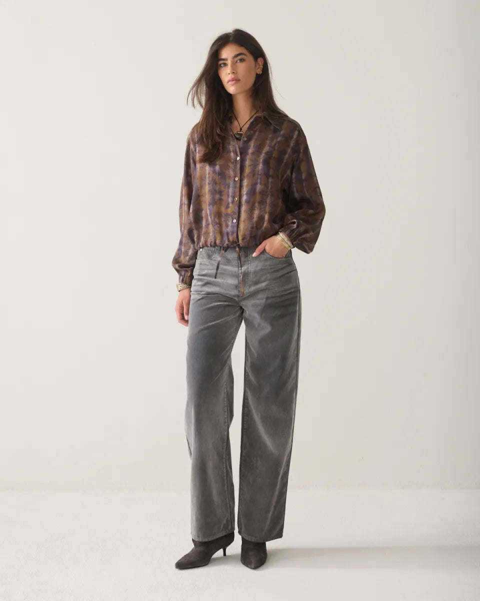 SUMMUM Top Misty Flowers