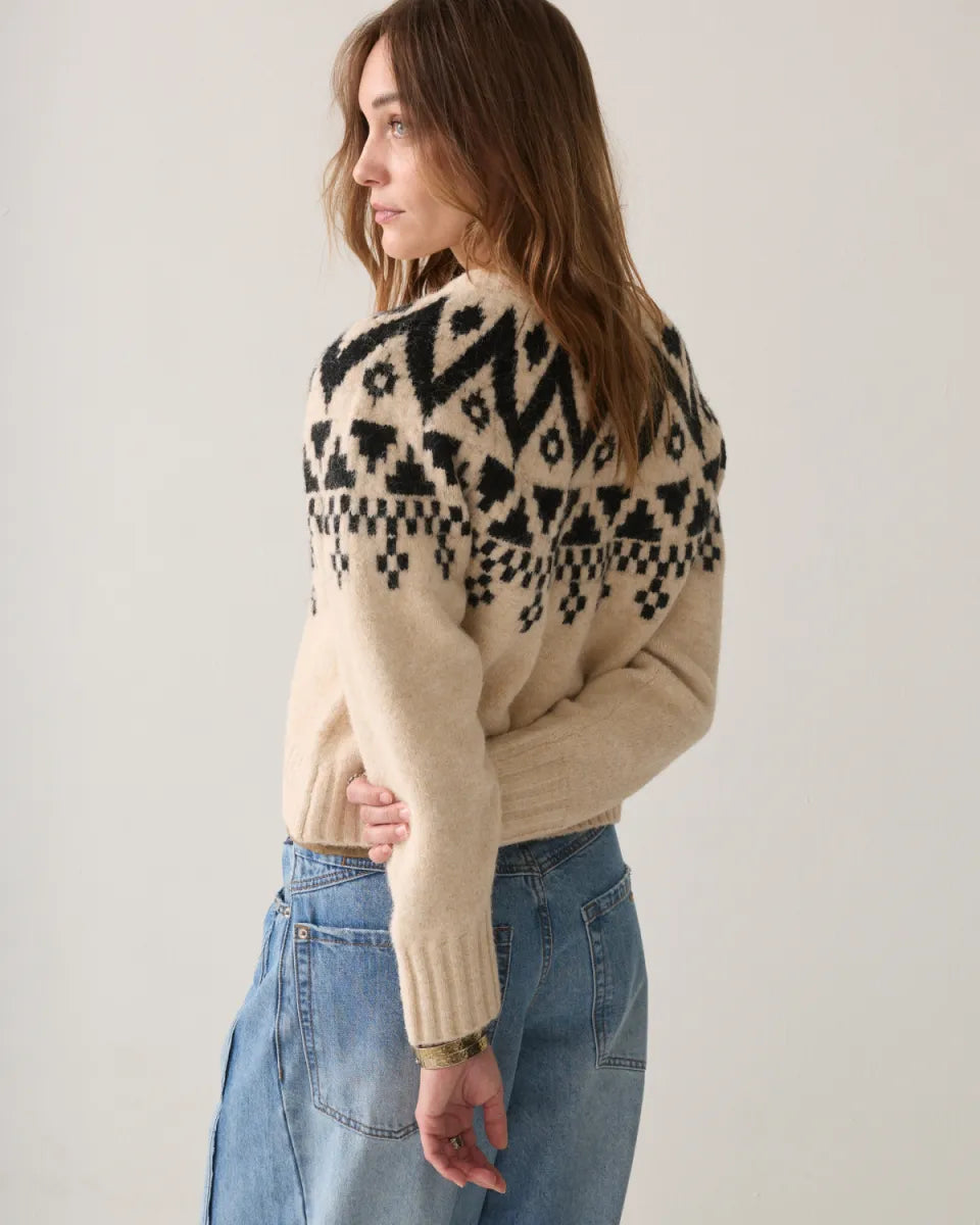 SUMMUM Cardigan Fair Isle Knit