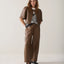 SUMMUM Balloon Trousers Soft Faux Leather