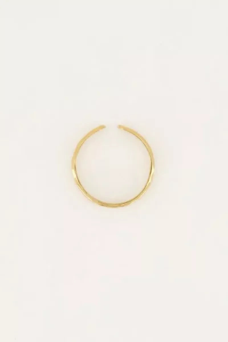 MY JEWELLERY Mix Ring Breed Structuur