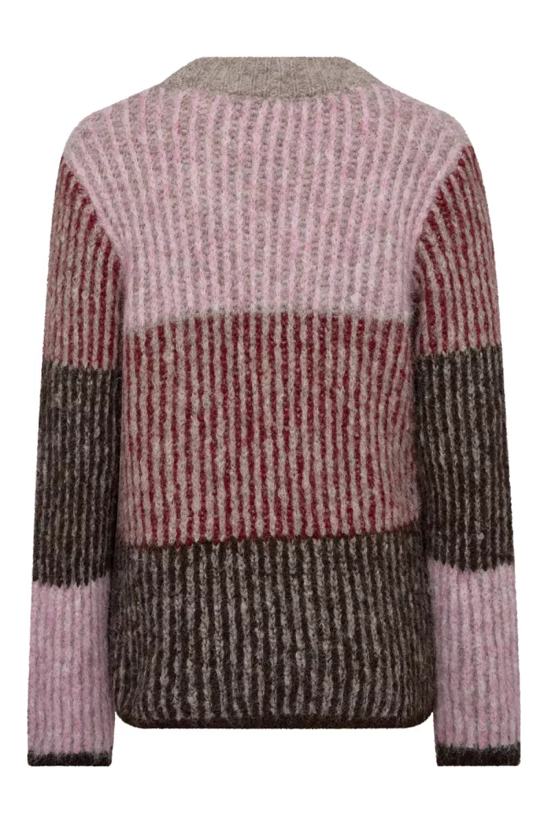 A VIEUW Aliana Knit Pullover - Rose/Red