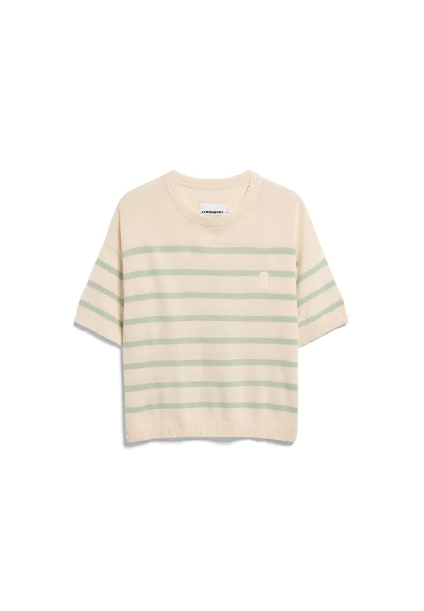 ARMED ANGELS Striped Linen Blend Sweater