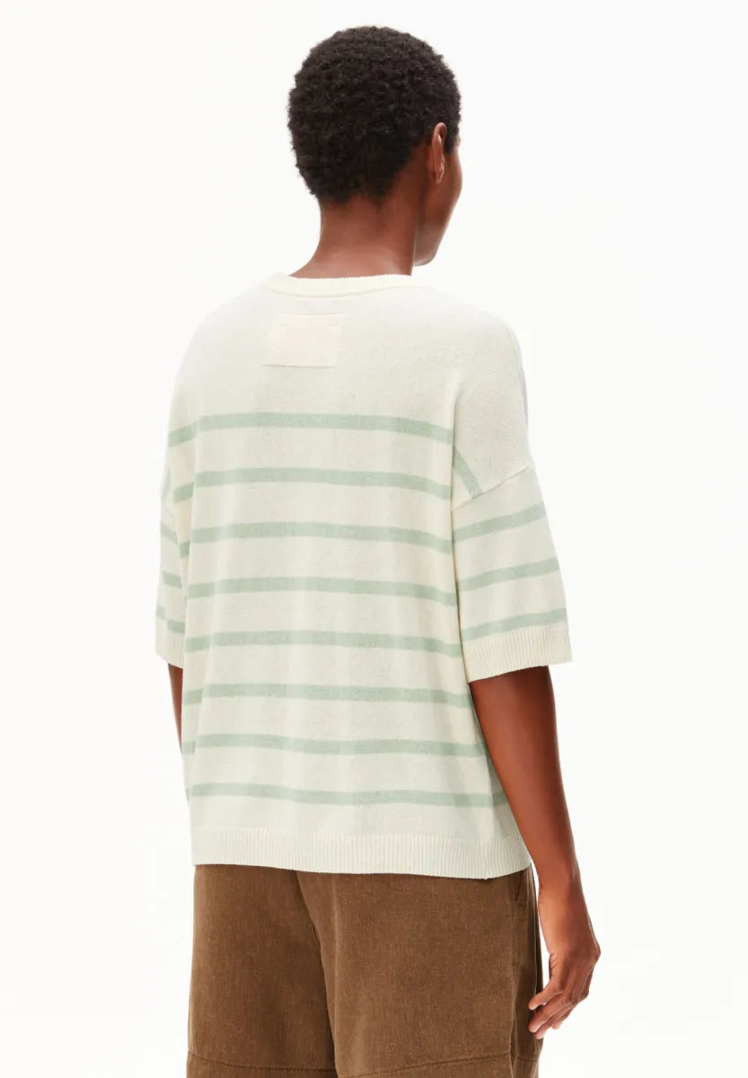 ARMED ANGELS Striped Linen Blend Sweater