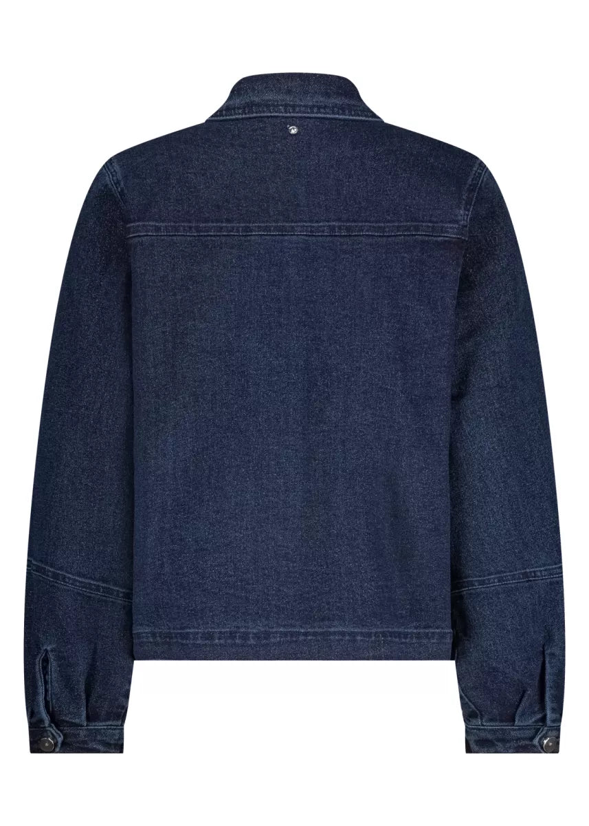 TRAMONTANA Lurex Denim Jacket