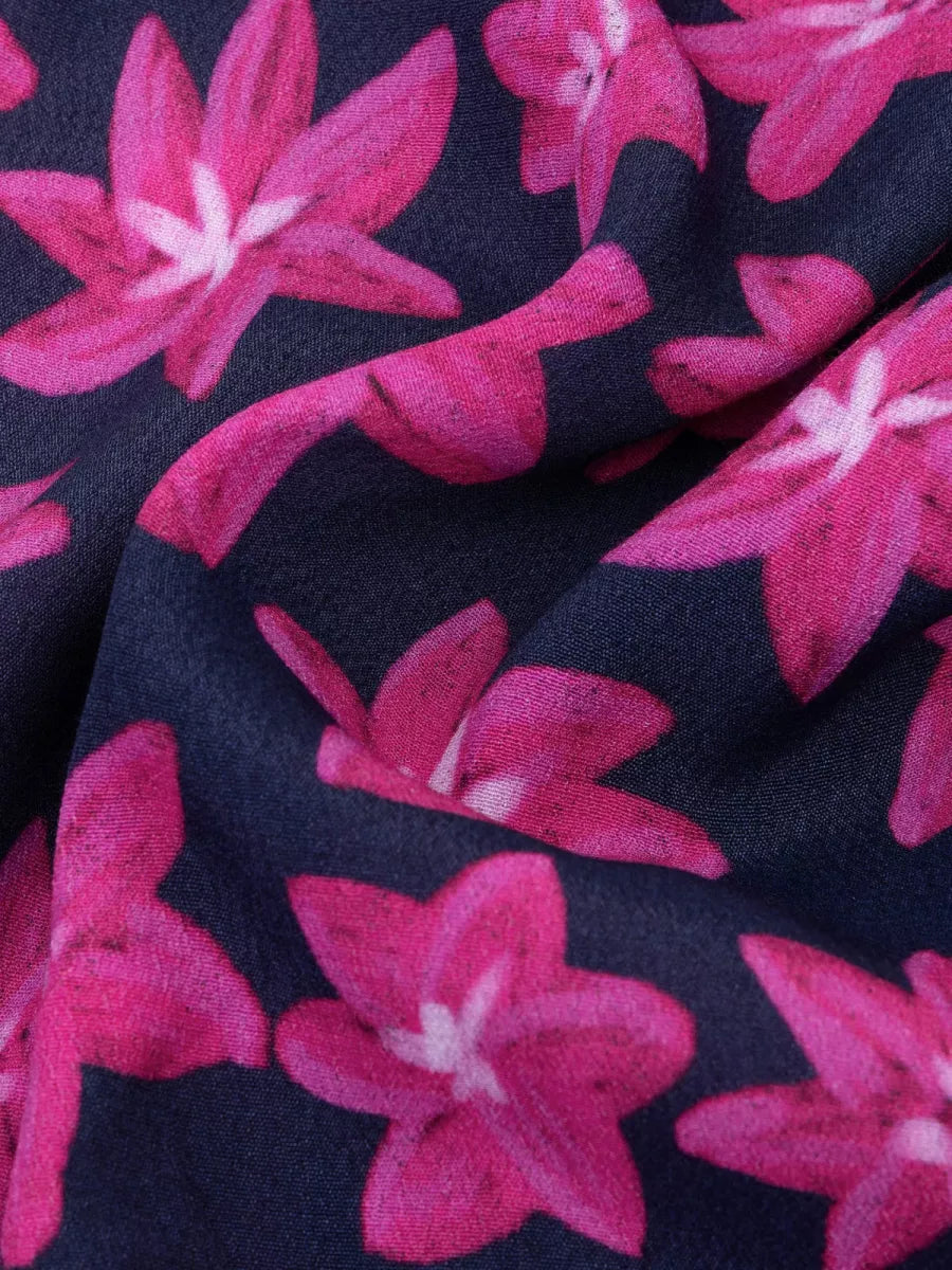 Ydence Blouse Alyssa - Navy Flower