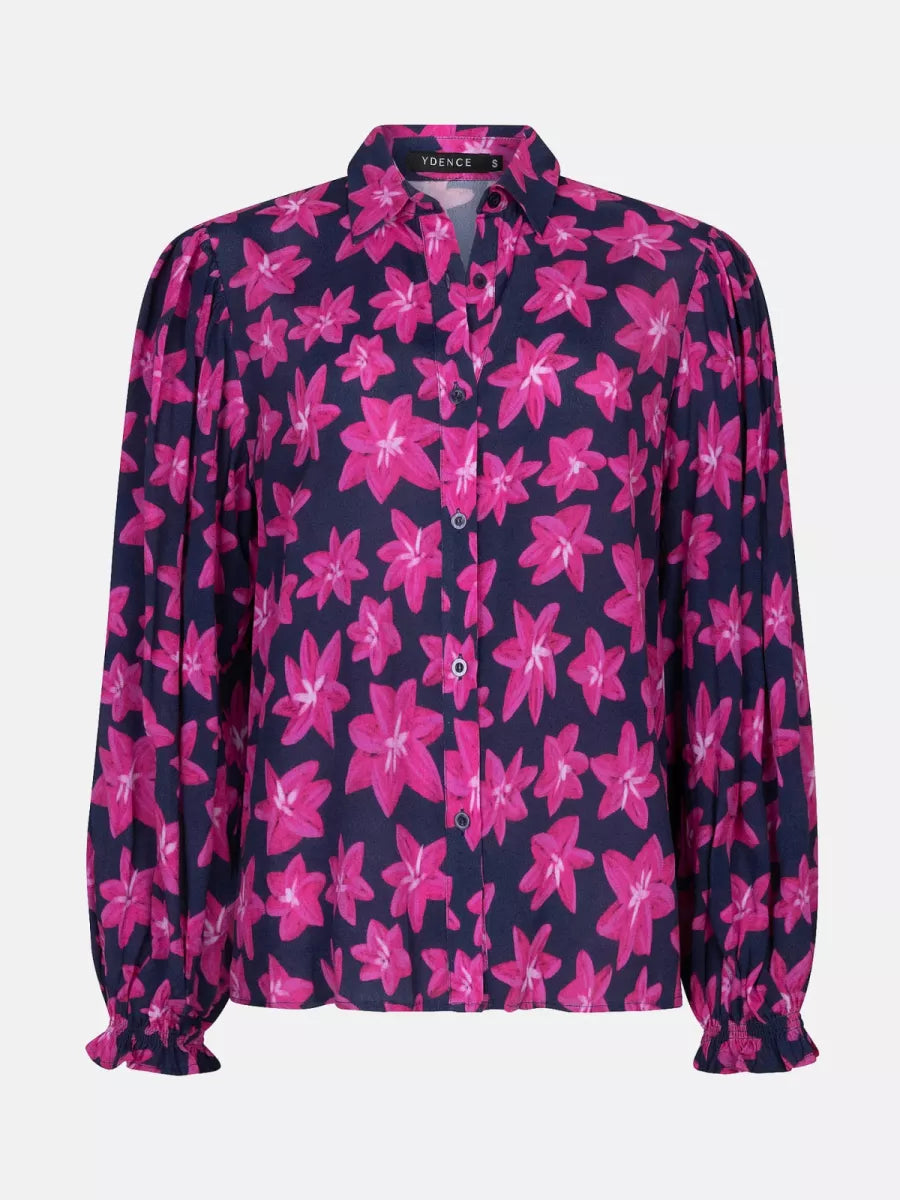Ydence Blouse Alyssa - Navy Flower