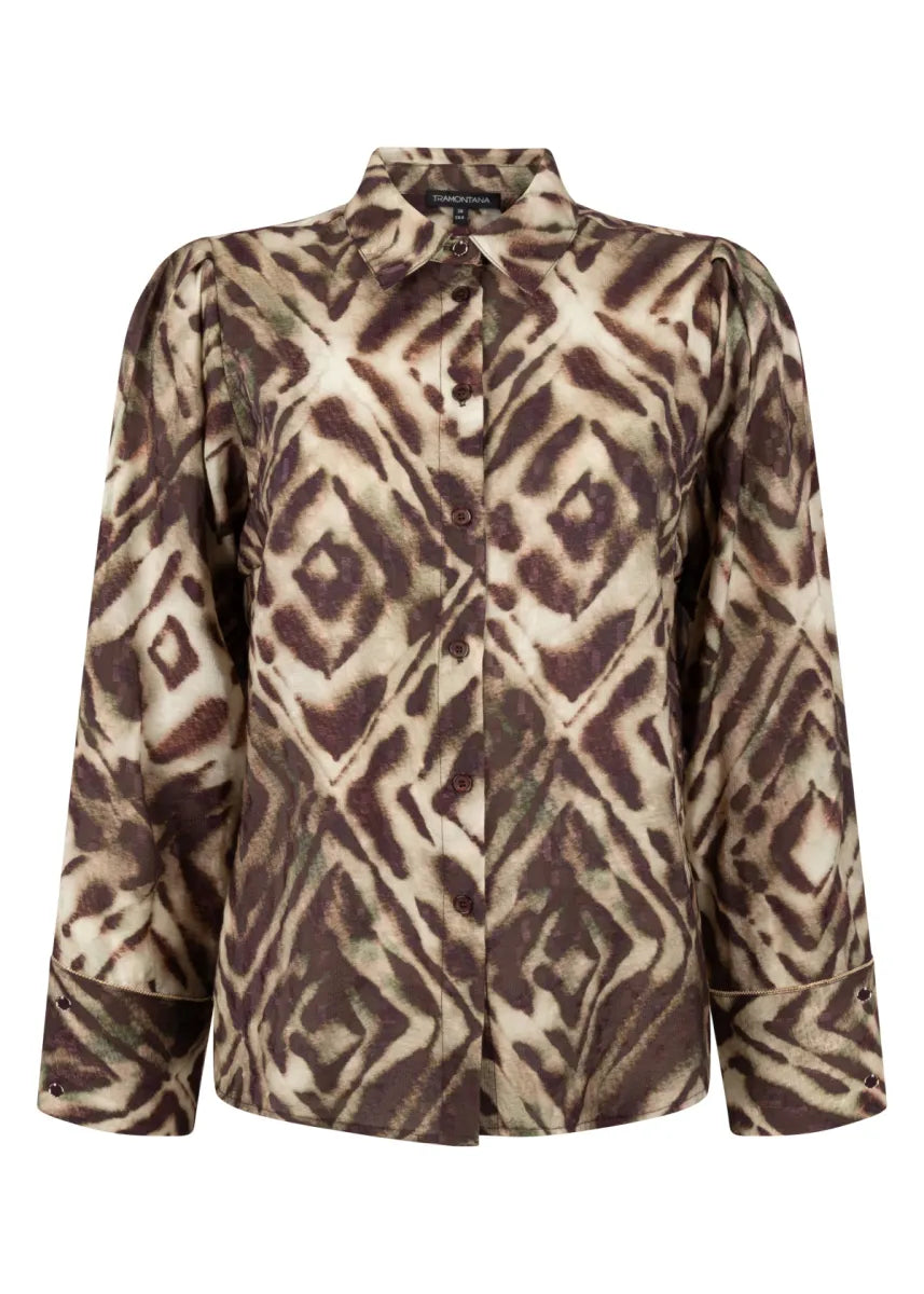 TRAMONTANA Blouse Fading Diamonds