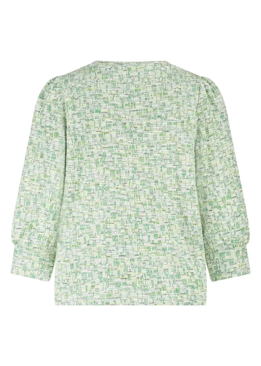 TRAMONTANA Stretch Tweed Top