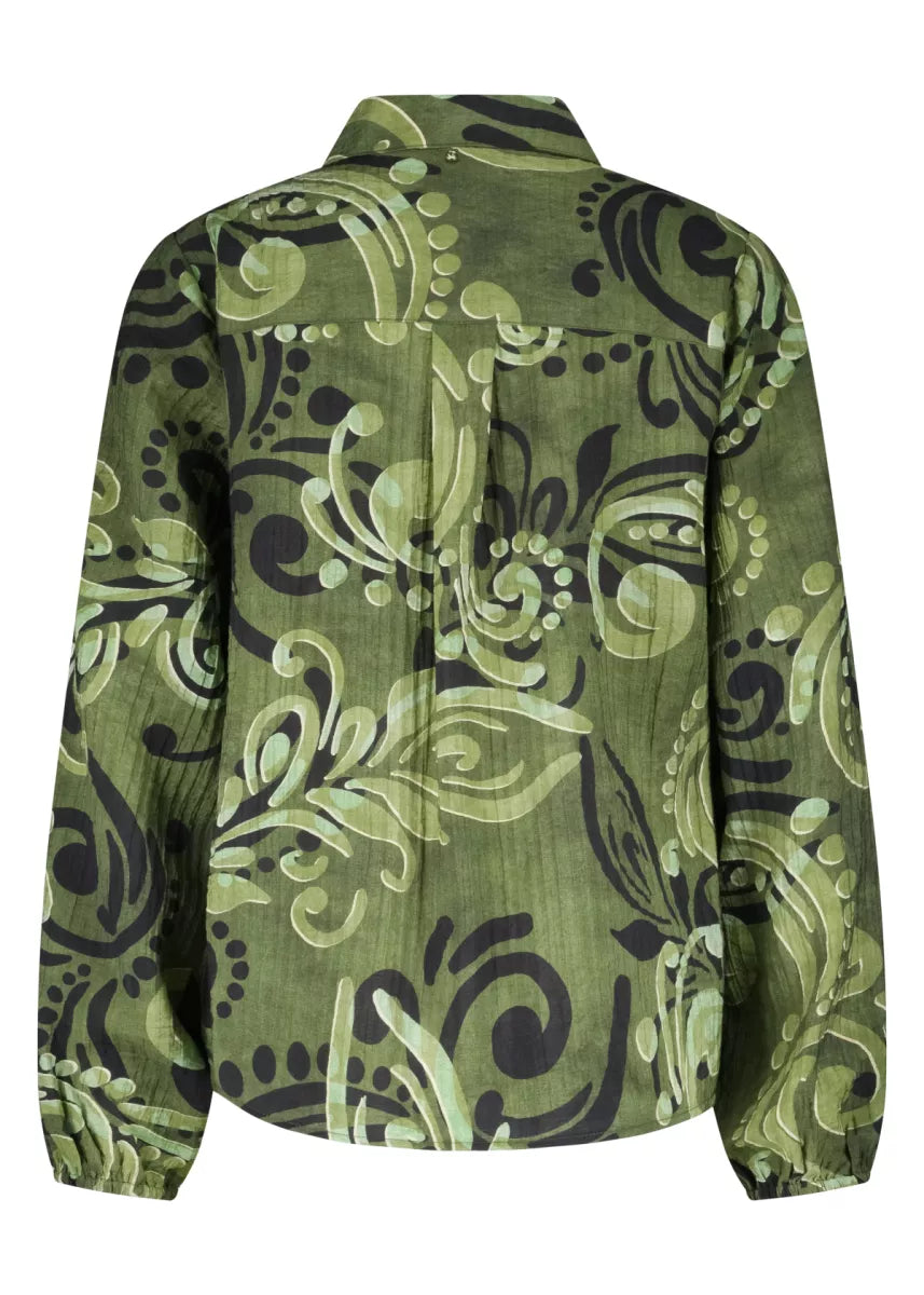 TRAMONTANA Blouse Green Elegance