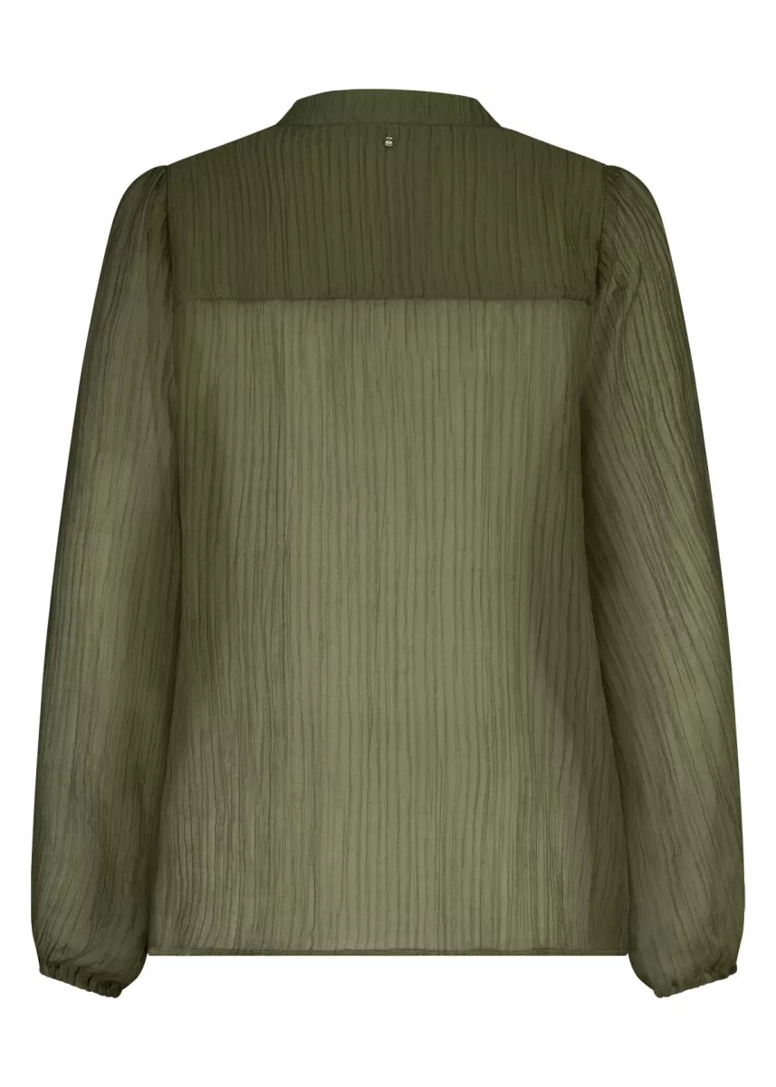 TRAMONTANA Bow Detailed Top - Moss