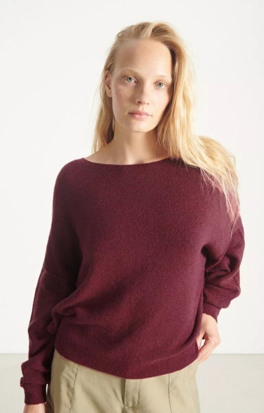 AMERICAN VINTAGE Jumper Damsville - Mottled Grape
