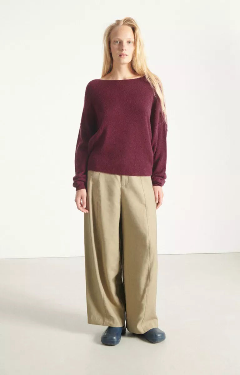 AMERICAN VINTAGE Jumper Damsville - Mottled Grape