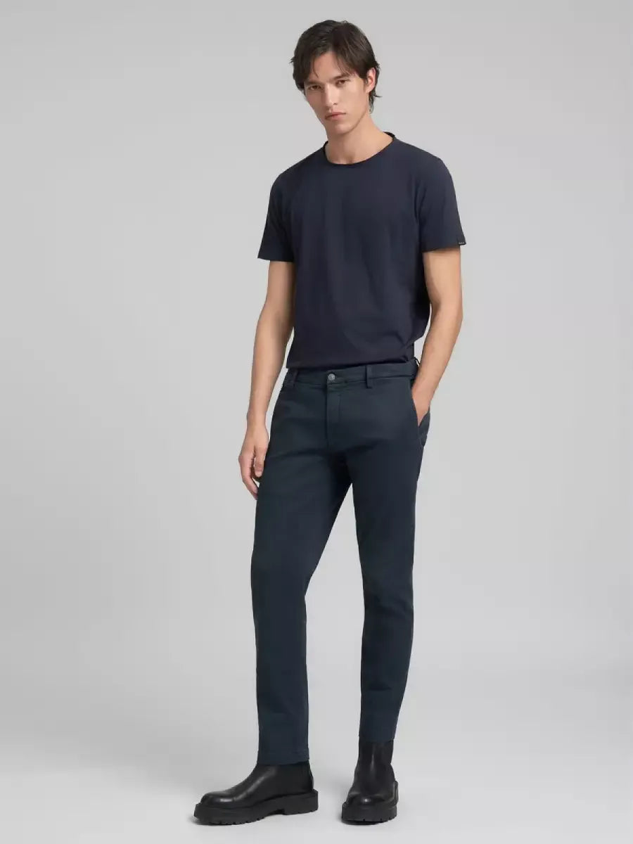 REPLAY Chino hyperflex - Donkerblauw