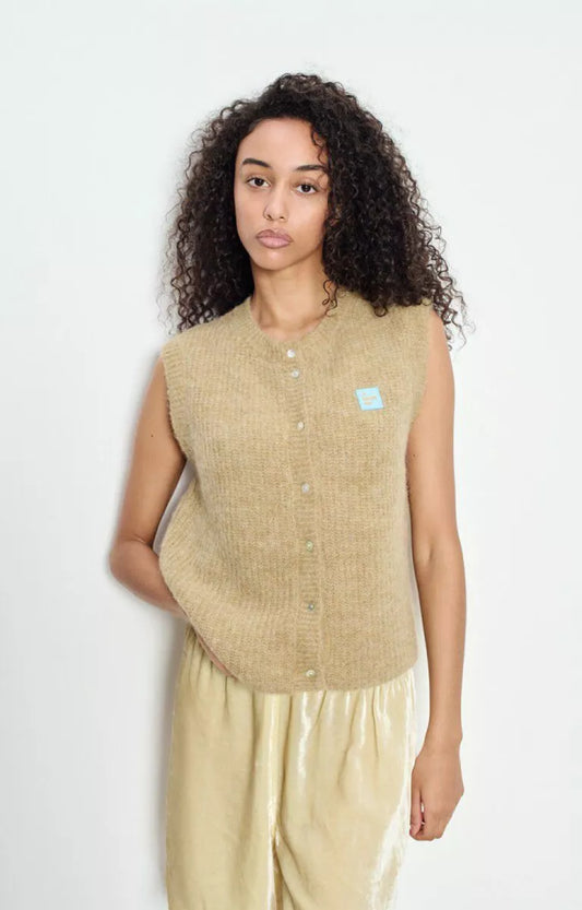AMERICAN VINTAGE Sleeveless Cardigan East