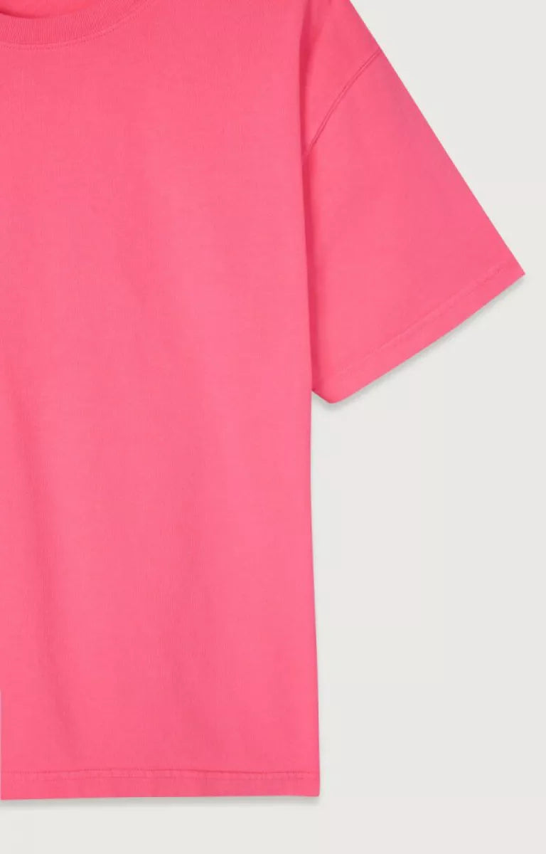AMERICAN VINTAGE T-Shirt Fizvalley - Fluo Pink