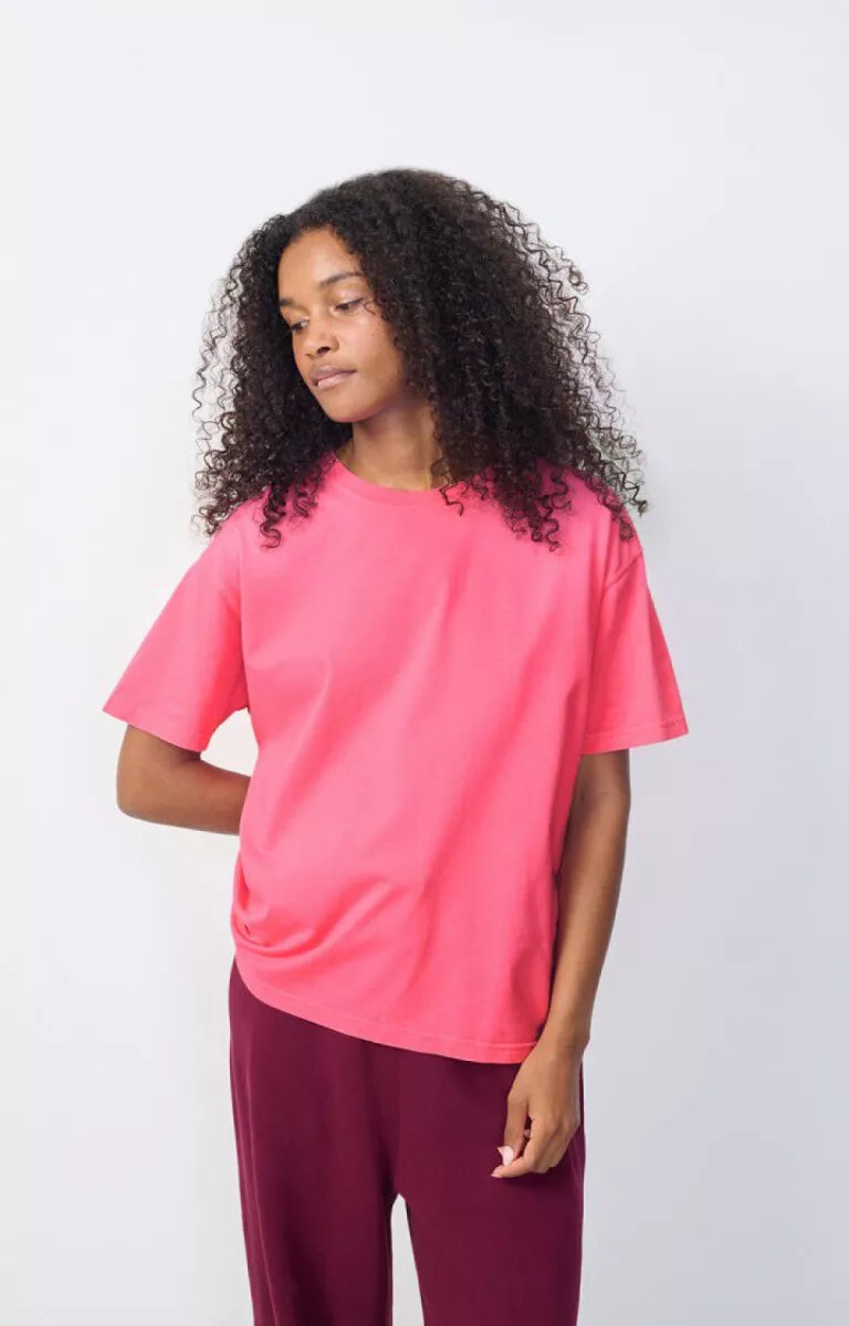 AMERICAN VINTAGE T-Shirt Fizvalley - Fluo Pink