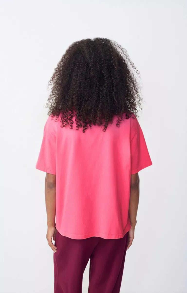 AMERICAN VINTAGE T-Shirt Fizvalley - Fluo Pink