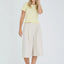 A VIEW Fabi Knit Top - Pale Yellow