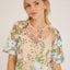A VIEW Fuschia Blouse - Rose/Blue