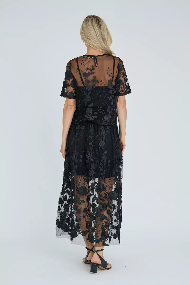 A VIEW Fuschia Skirt