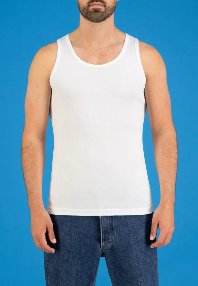 GARAGE GARAGE Semi Bodyfit | Singlet-Wit