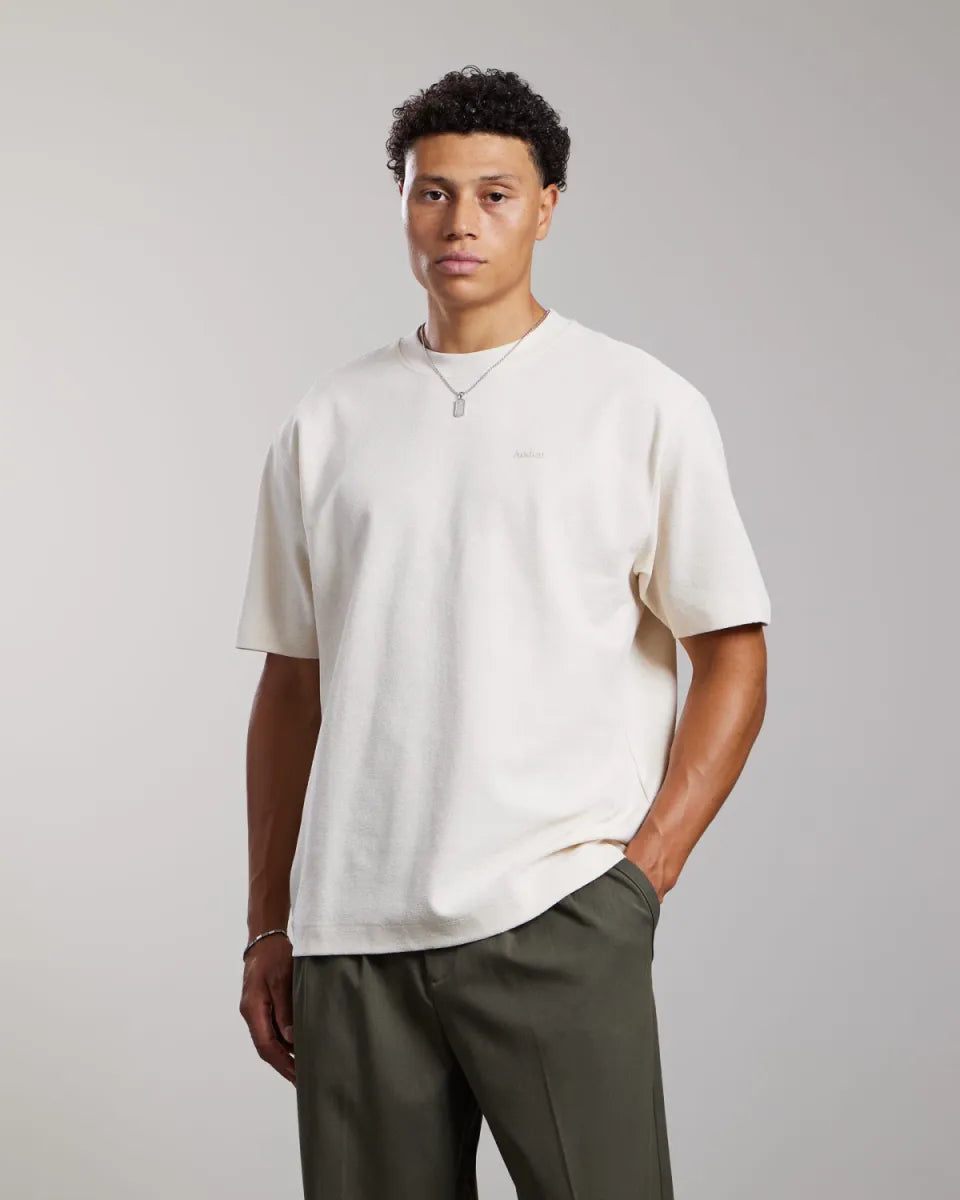 AEDEN Hiro Tee - White Cap Grey