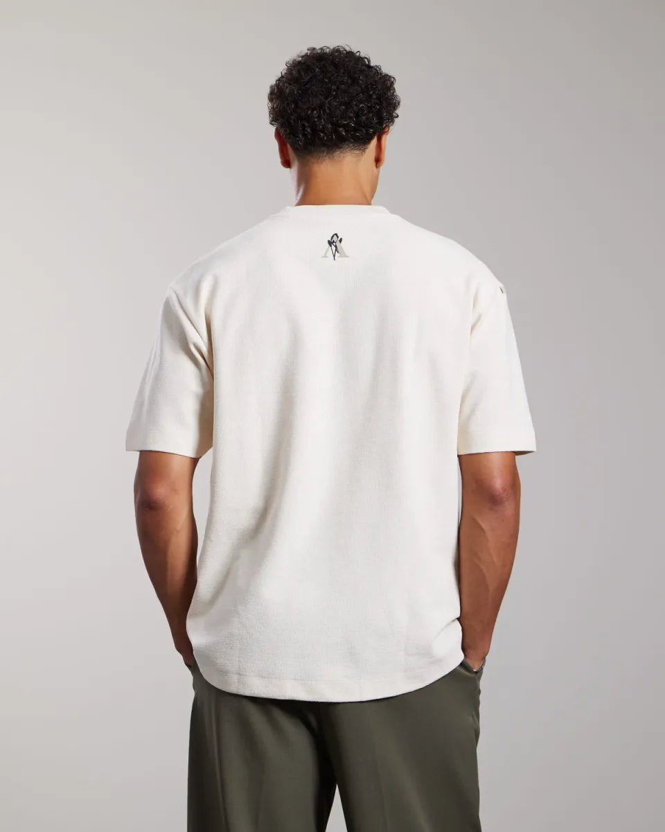 AEDEN Hiro Tee - White Cap Grey