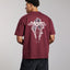 AEDEN Lucius Tee - Bordeaux