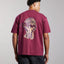 AEDEN Luma Tee - Bordeaux