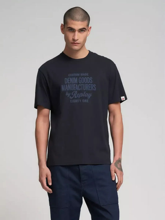 REPLAY T-Shirt Met Print