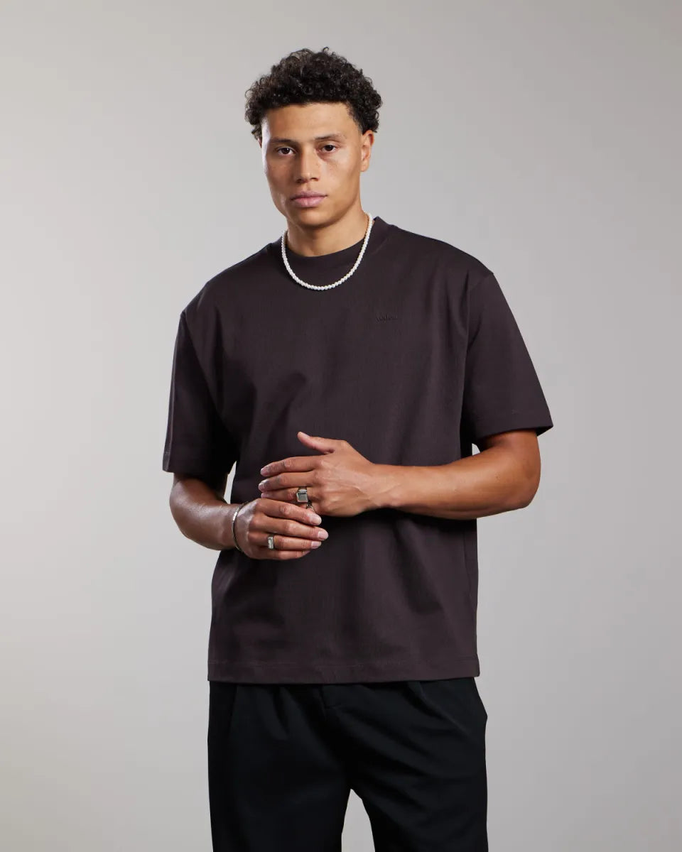 AEDEN Monas Tee - Ganache