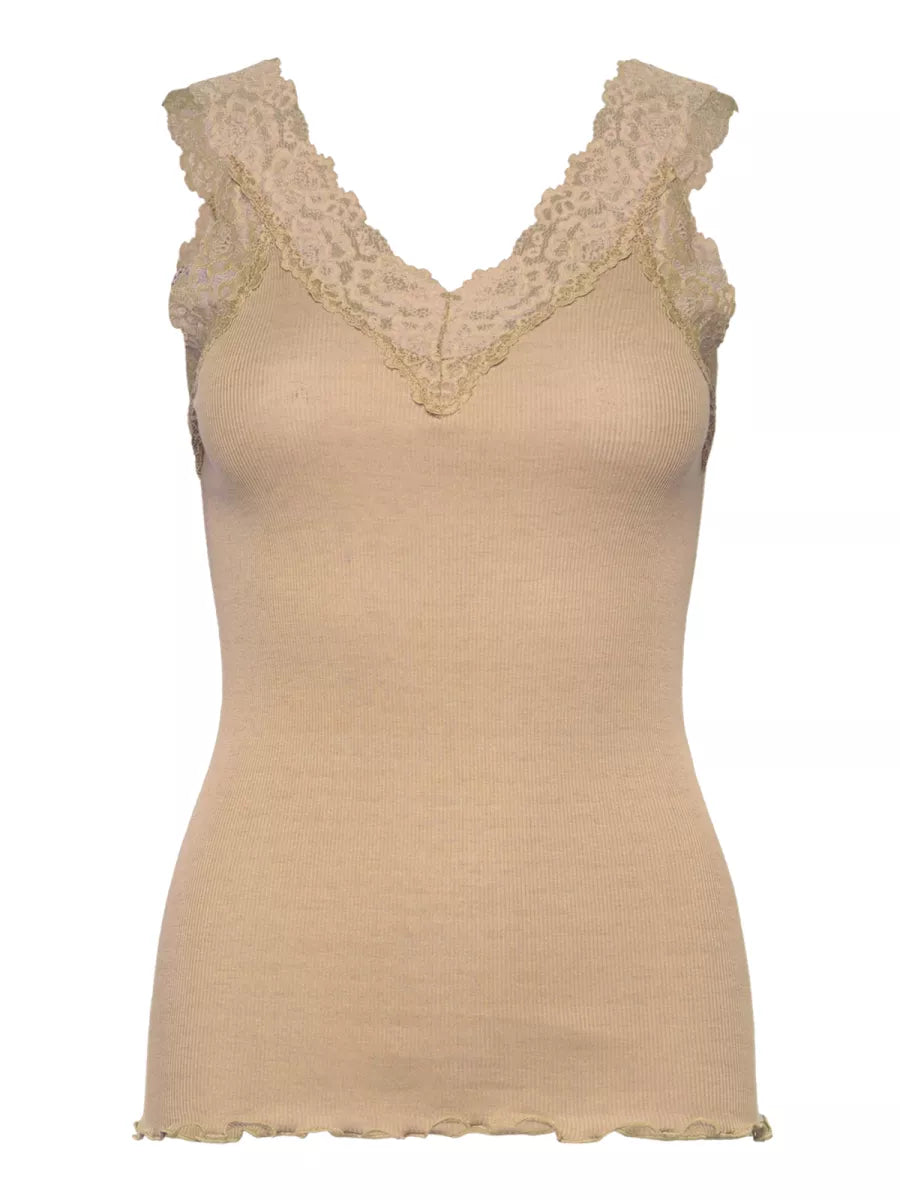 ROSEMUNDE Bernadine Organic Cotton Top - Safari