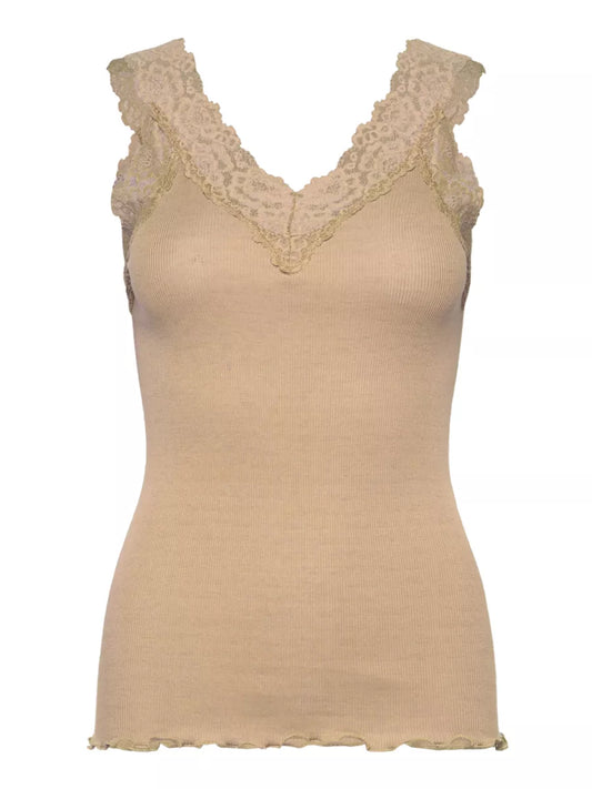 ROSEMUNDE Bernadine Organic Cotton Top - Safari