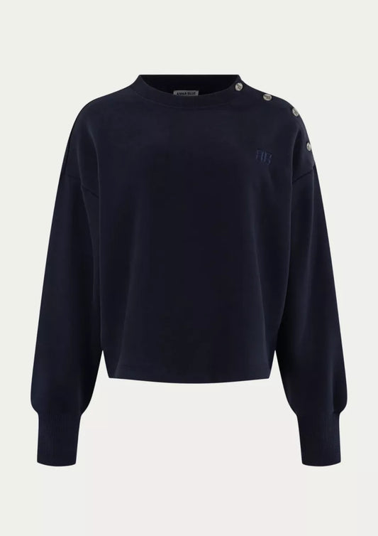 ANNA BLUE Crew Cropped