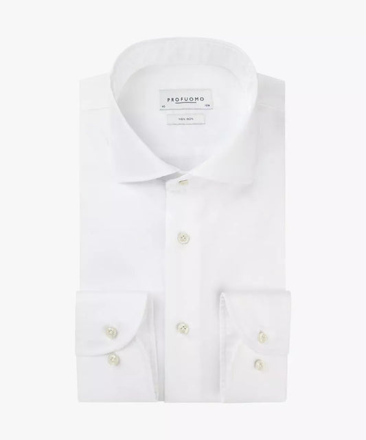 PROFUOMO Noah Shirt Cutaway - Wit