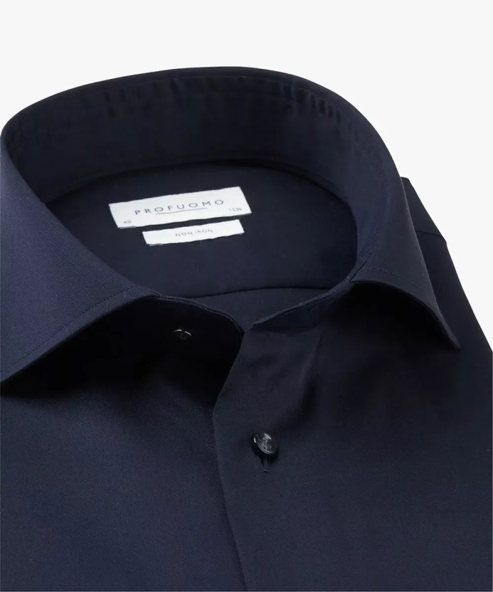PROFUOMO Noah Shirt Cutaway - Navy