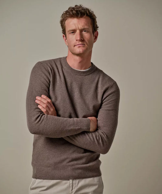 PROFUOMO Structure Crewneck - Taupe