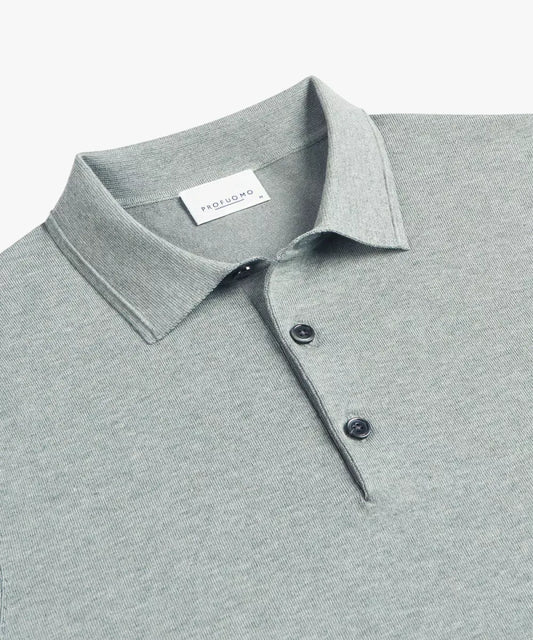 PROFUOMO Luxury Knitted Polo - Groen